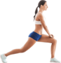 Joggen und Stretchen